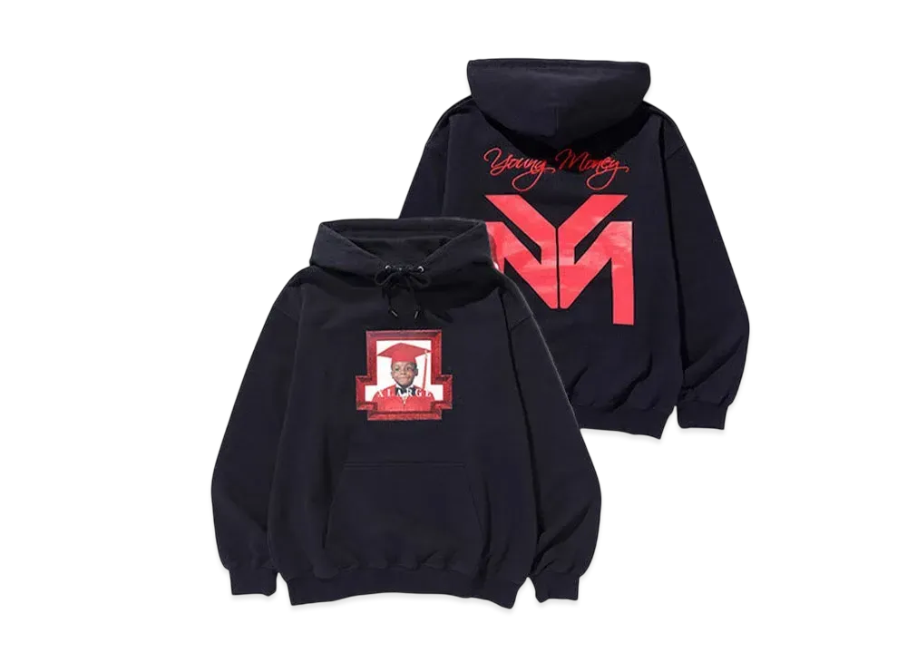 XLARGE x lil Wayne Hooded Sweatshirt "Black"