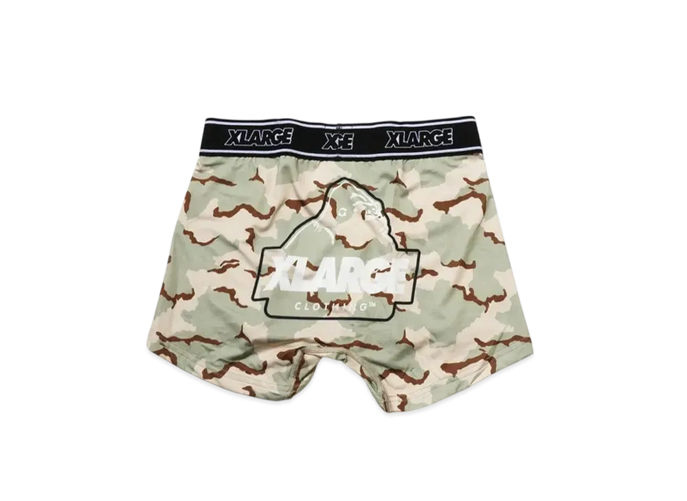 XLARGE Boxer Shorts All Over Pattern "Beige Camo"