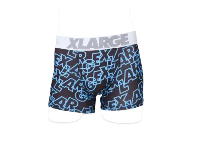 XLARGE Boxer Shorts With Letter Logo All Over Pattern "Blue"