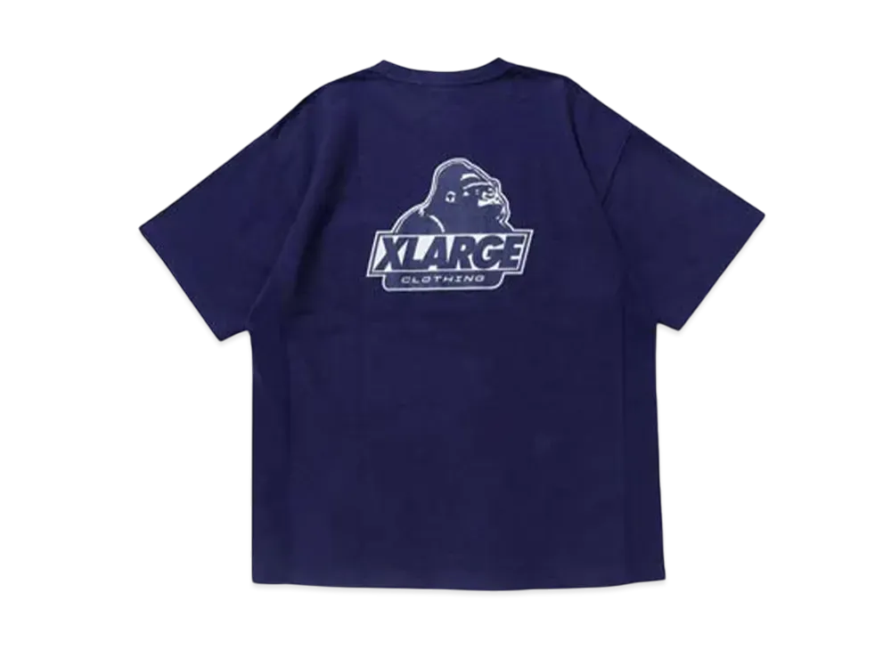 XLARGE x Champion Reverse Weave S/S Pocket Tee "Navy"