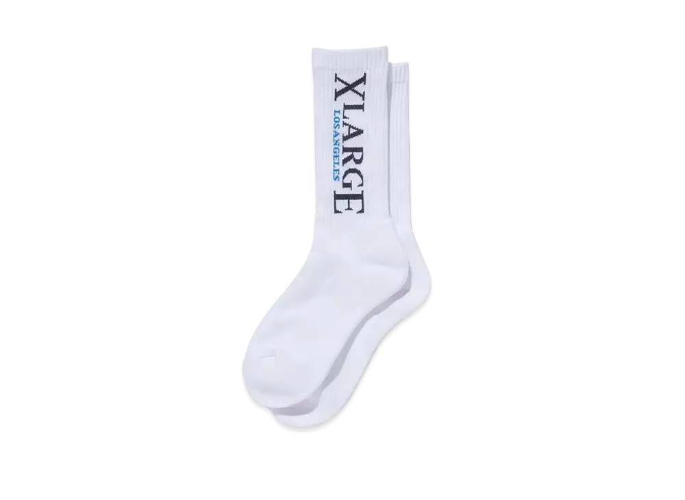 XLARGE XL Lax Logo Socks "White"