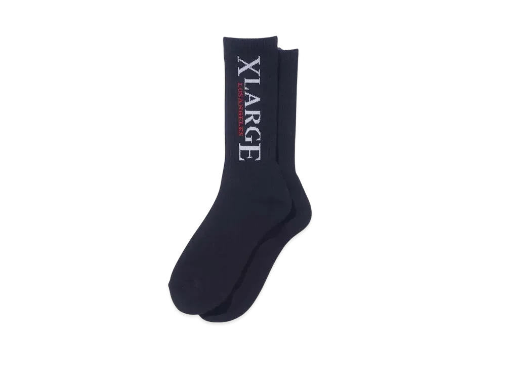 XLARGE XL Lax Logo Socks "Black"