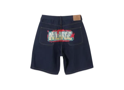 XLARGE Polygon Logo Denim Short Pants "Indigo"