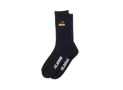 XLARGE Slanted OG Embroidered Socks "Black"