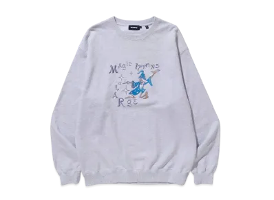 XLARGE Magic Happens Crewneck Sweatshirt "Ash"