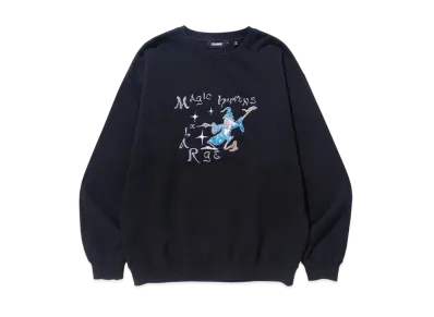 XLARGE Magic Happens Crewneck Sweatshirt "Black"