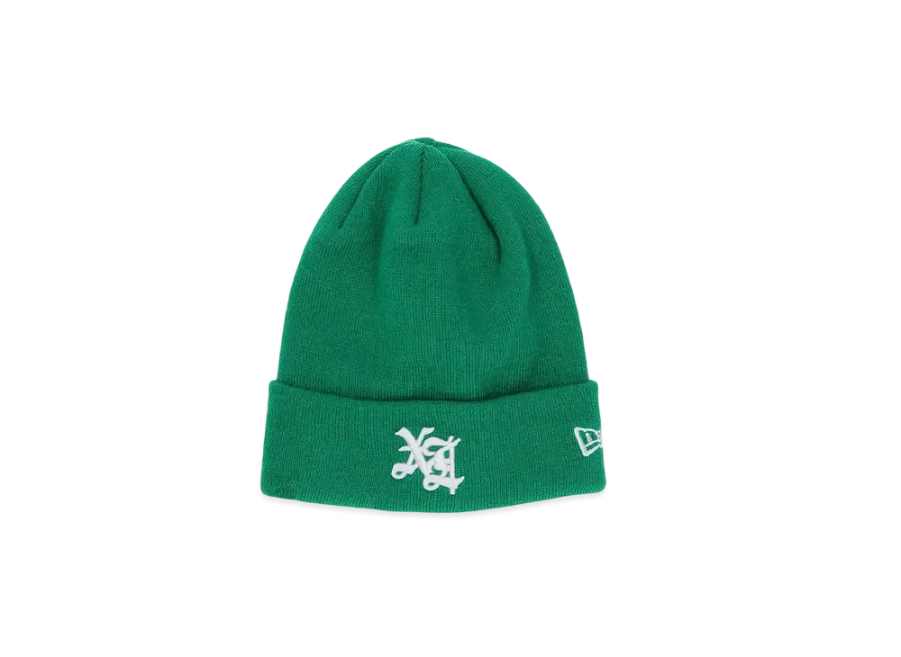 XLARGE x NEW ERA Old English Cuff Beanie "Green"