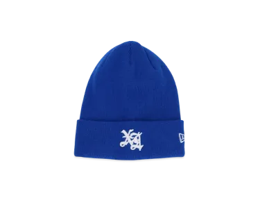 XLARGE x NEW ERA Old English Cuff Beanie "Blue"