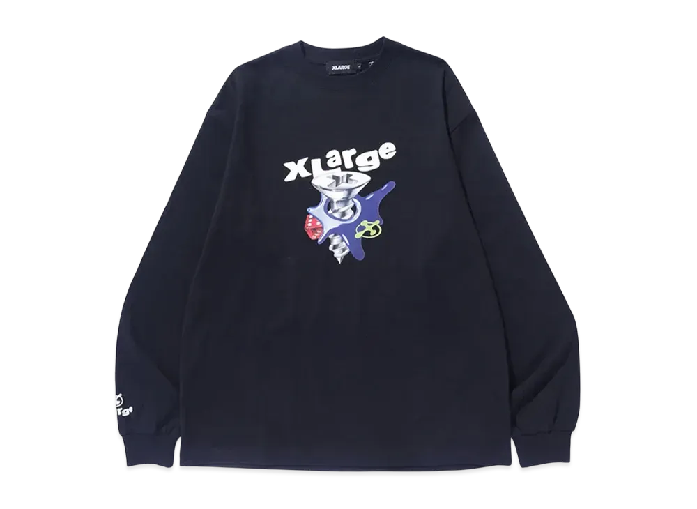 XLARGE Research L/S Tee "Black"