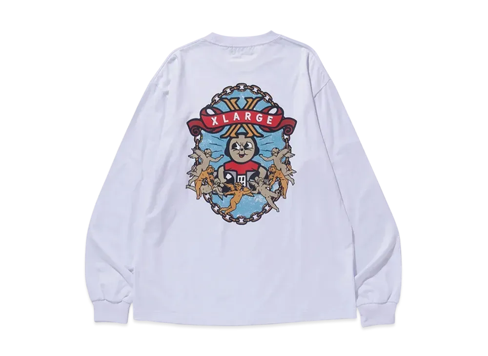 XLARGE Gather Around The Sound L/S Tee "White"