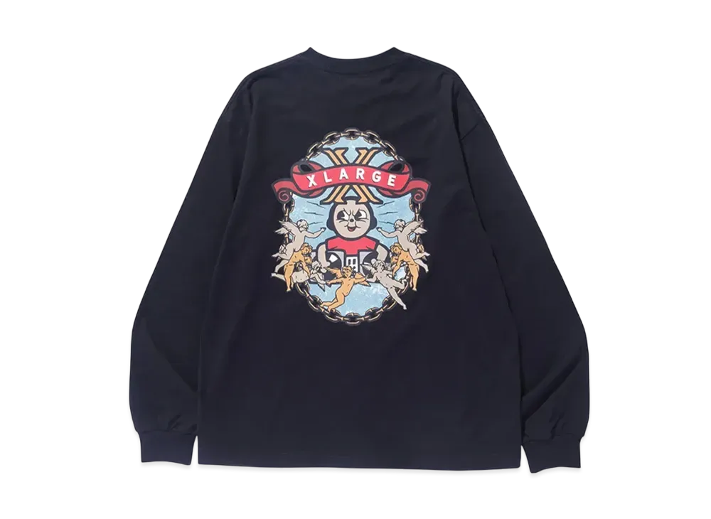 XLARGE Gather Around The Sound L/S Tee "Black"