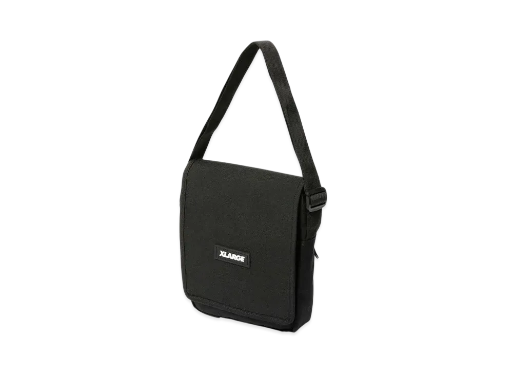 XLARGE Flap Shoulder Bag "Black"