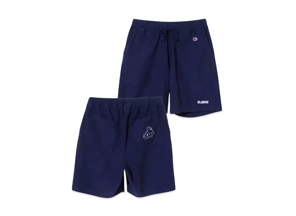 XLARGE x Champion Reverse Weave Short Pants "Navy"