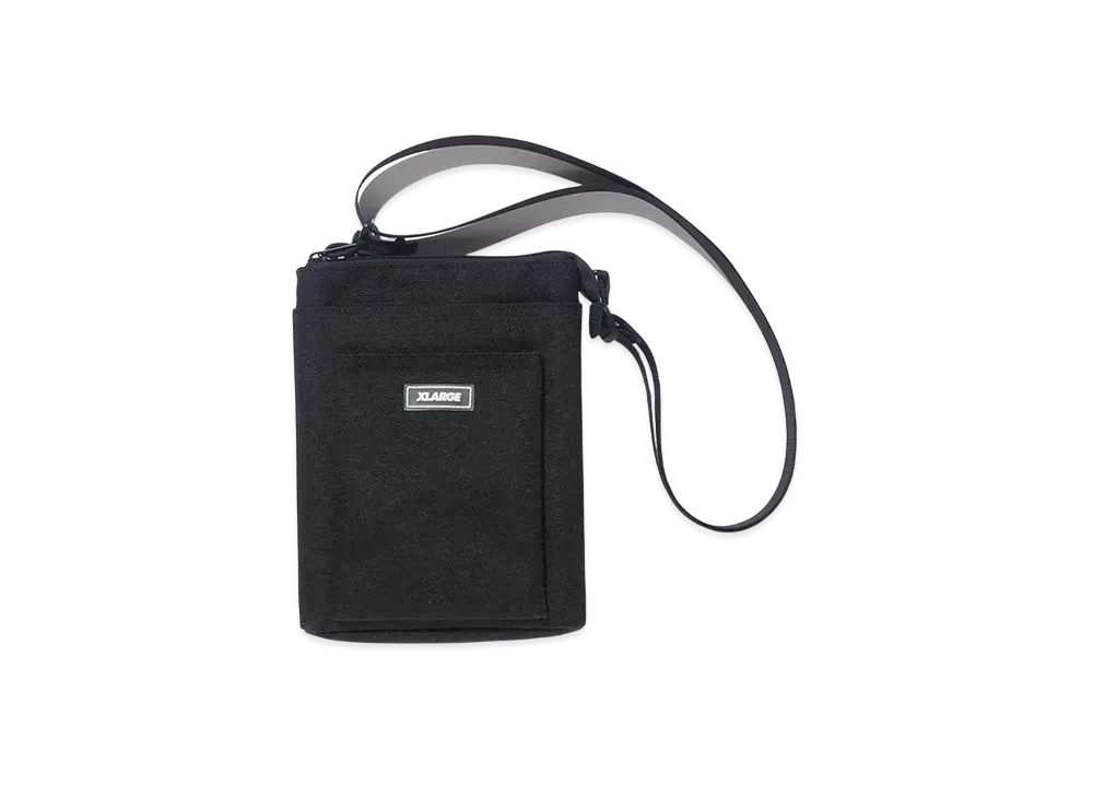 XLARGE Rubber Patched Shoulder Bag "Black"