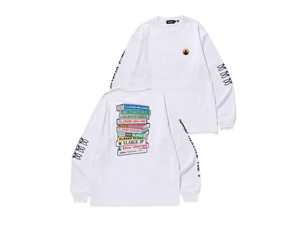 XLARGE Sounds L/S Tee "White"