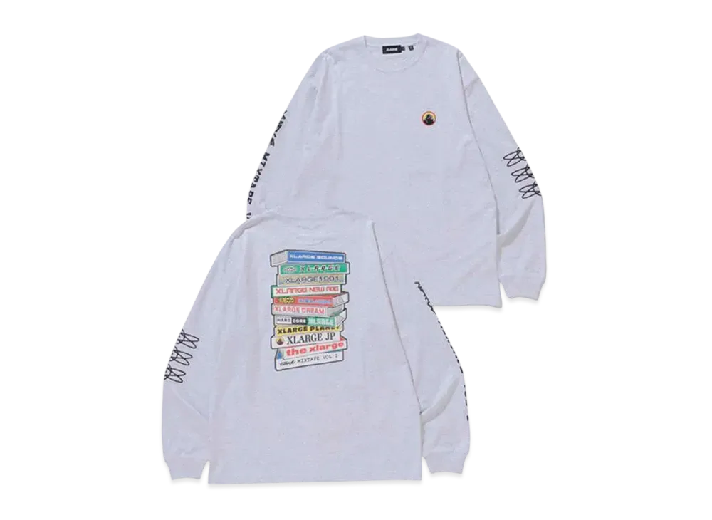 XLARGE Sounds L/S Tee "Ash"
