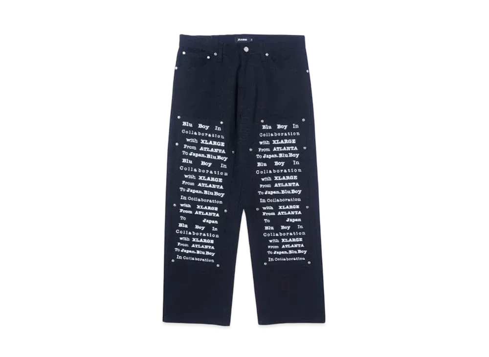 XLARGE x Blu Boy Workwear Pants "Black"