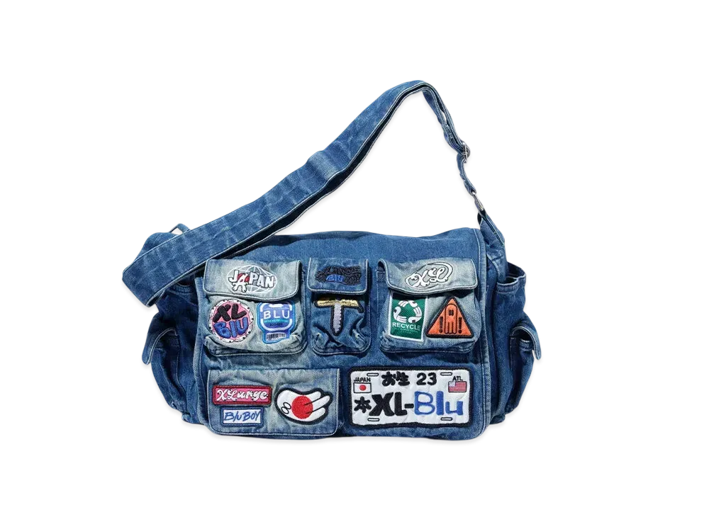 XLARGE x Blu Boy Shoulder Bag "Indigo"
