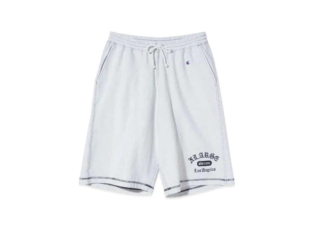 XLARGE x Champion Reverse Weave Stiched Short Pants "Ash"