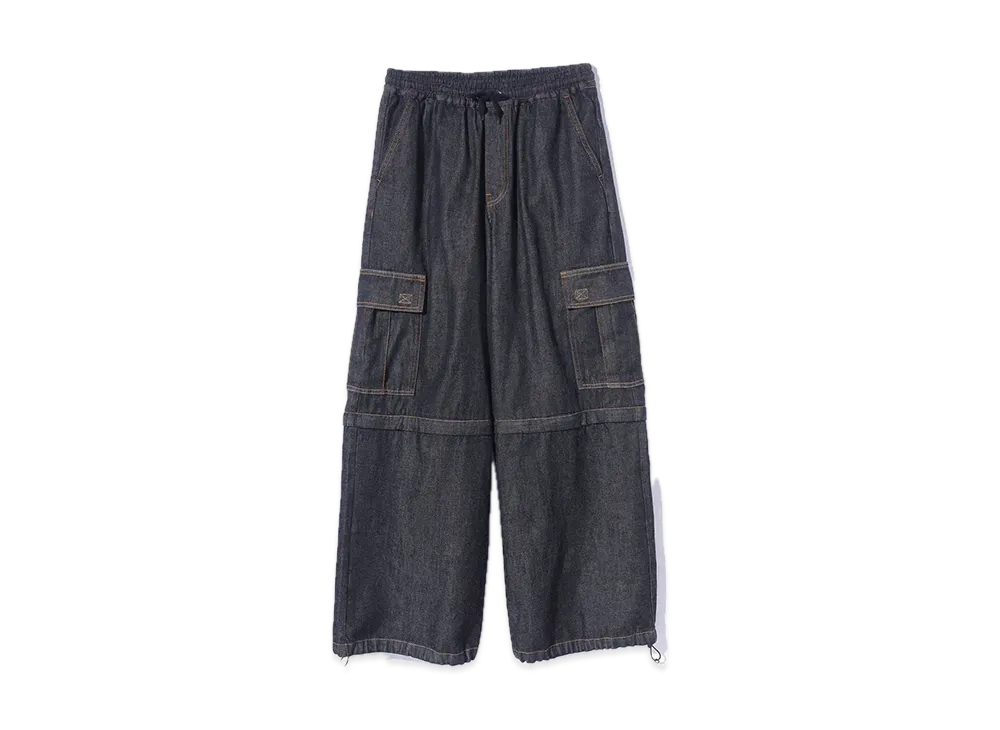 XLARGE Detachable Denim Pants "Black"