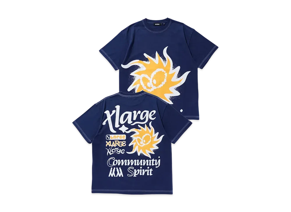 XLARGE Community Spirit S/S Tee "Navy"