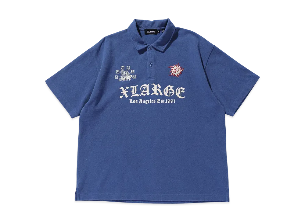 XLARGE Multi LOGo Polo Shirt "Navy"