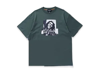 XLARGE x BOB MARLEY Box Logo S/S Tee "Green"