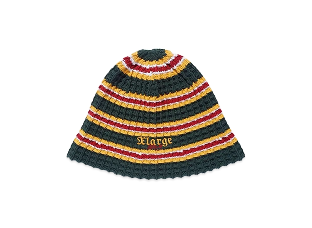 XLARGE x BOB MARLEY Waffle Knit Hat "Green"