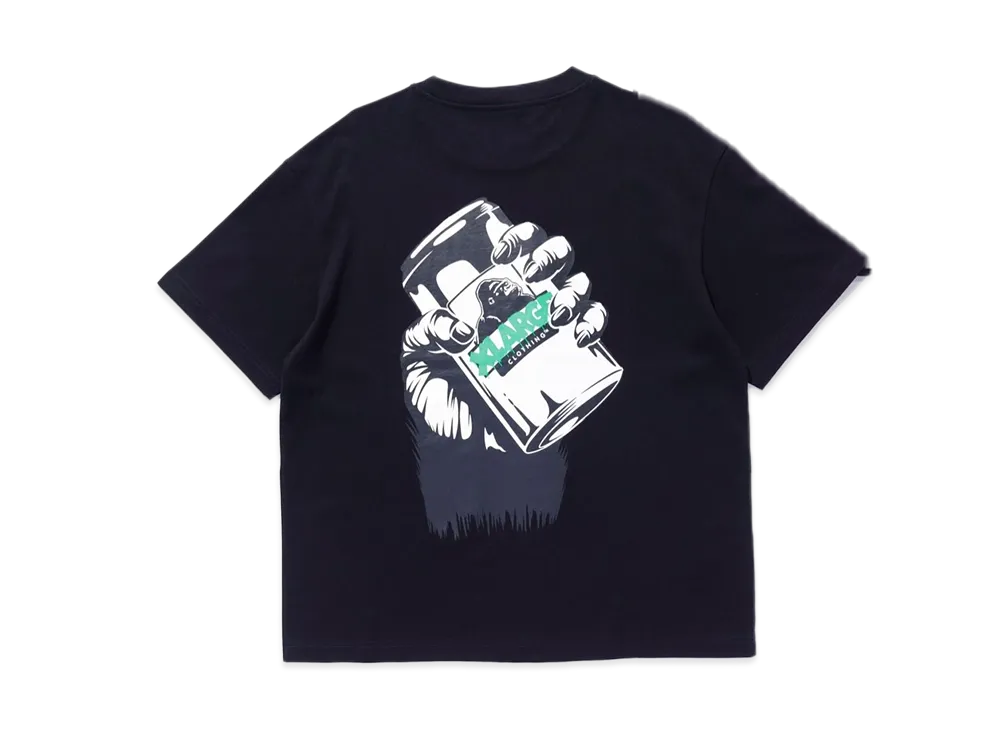エクストララージ x リックスティック グラブ OG カン S/S Tシャツ "ブラック"
