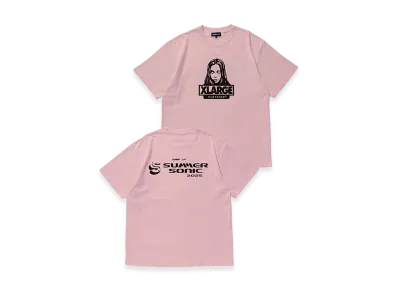 XLARGE x X-girl x SUMMER SONIC Fase SS Tee "Pink"