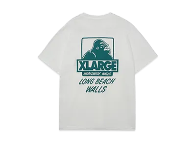 XLARGE x Long Beach Walls 2025 S/S TEE "White"
