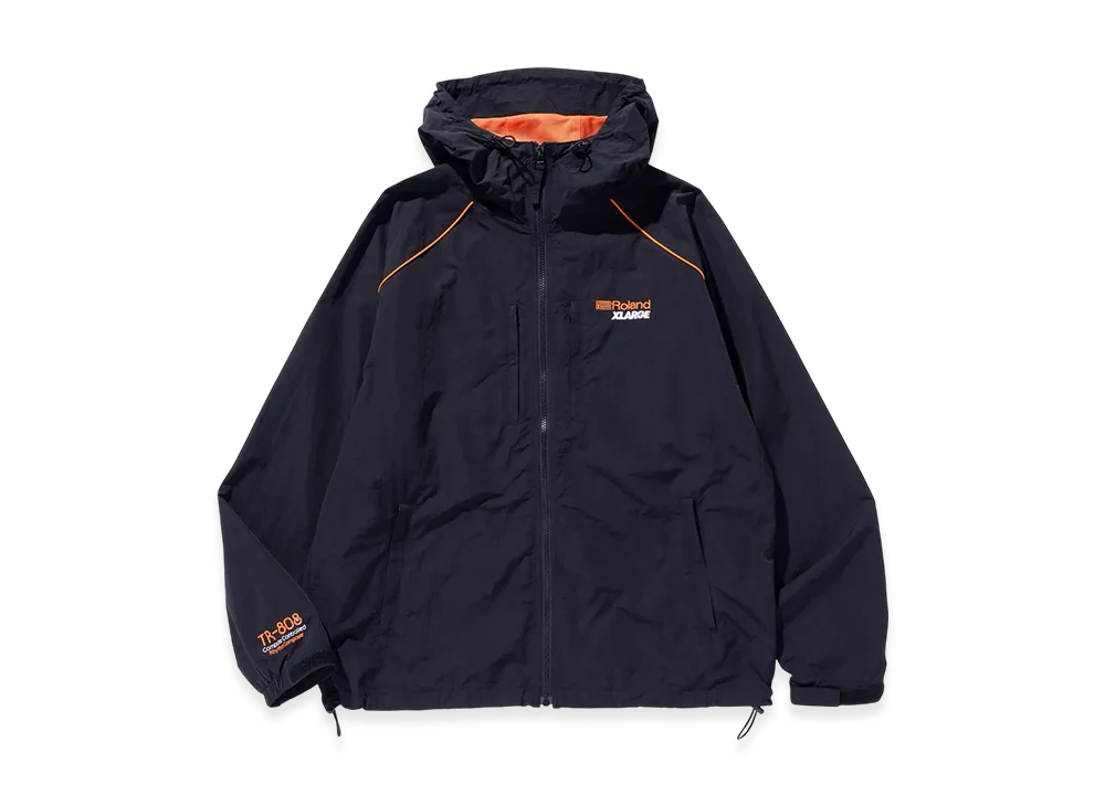 XLARGE x ROLAND Piping Hooded JKT "Black"