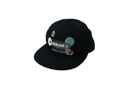 XLARGE x towndust Oval Logo Cap "Black"
