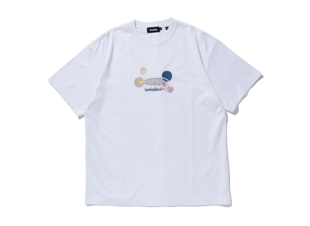 XLARGE x towndust Oval Logo S/S Tee "White"