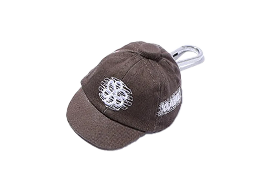 XLARGE x towndust Mini Cap Keychain "Brown"