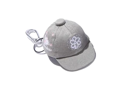 XLARGE x towndust Mini Cap Keychain "Grey"