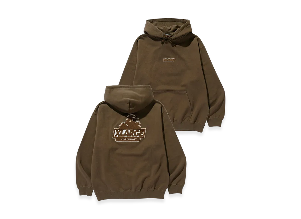XLARGE Slanted OG Hooded Sweatshirt "Brown"