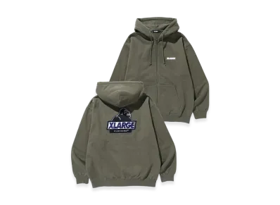 XLARGE Slanted OG Zip Hooded Sweatshirt "Olive"