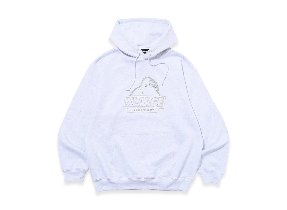 XLARGE x CYBERPUNK: EDGERUNNERS Hooded Sweatshirt "Ash"