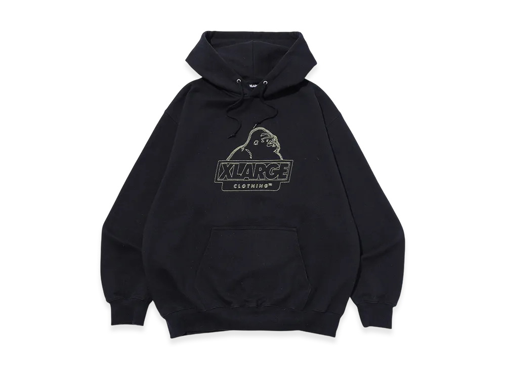 XLARGE x CYBERPUNK: EDGERUNNERS Hooded Sweatshirt "Black"