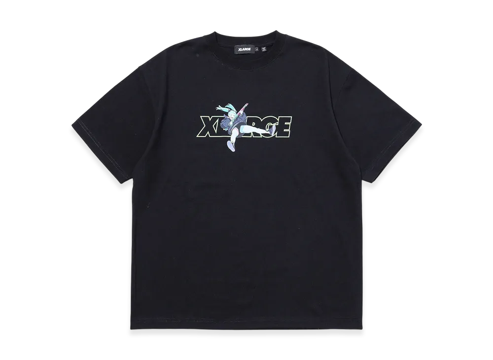XLARGE x CYBERPUNK: EDGERUNNERS S/S Tee Rebecca "Black"