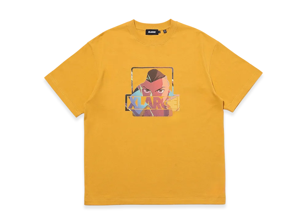 XLARGE x CYBERPUNK: EDGERUNNERS S/S Tee David "Yellow"