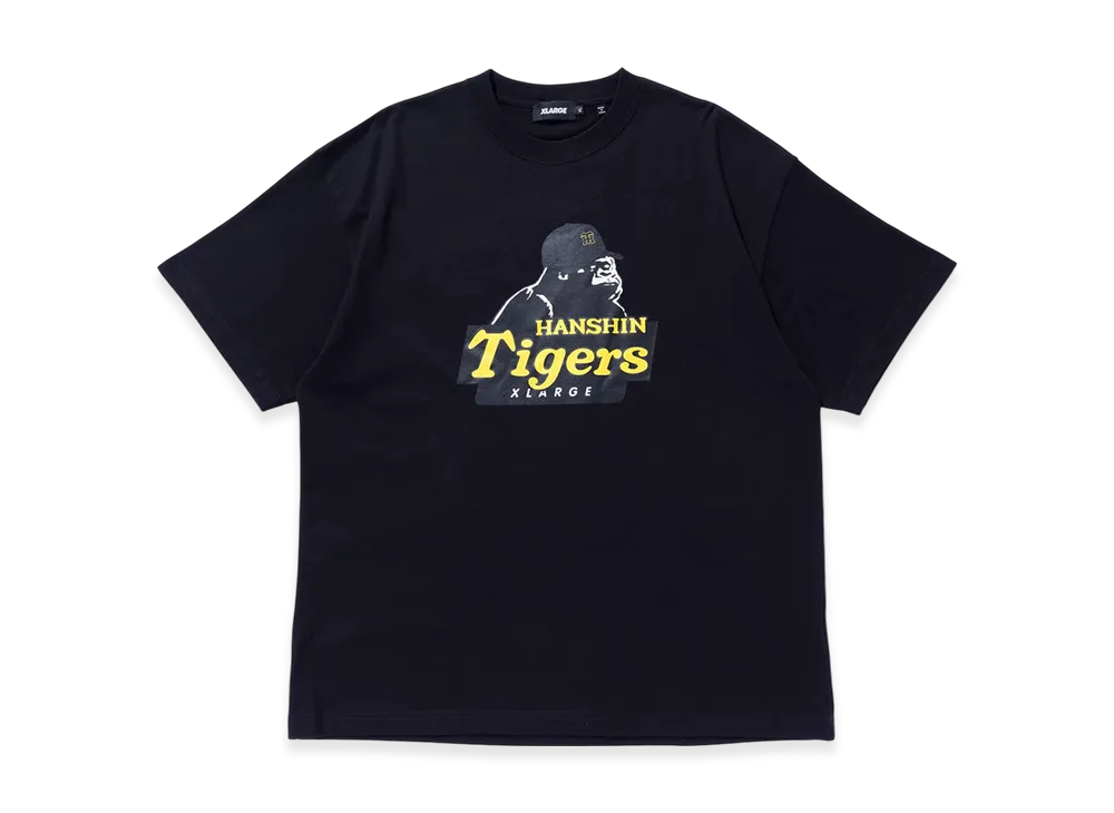 Xlarge x Hanshin Tigers Slanted Og S/S Tee "Black"