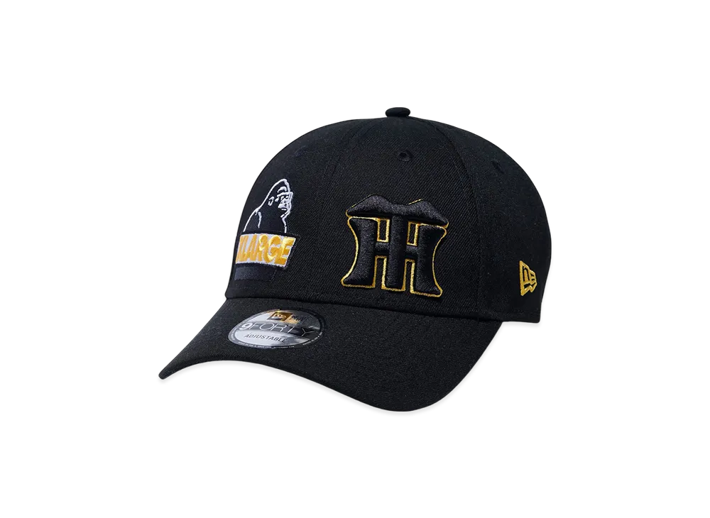 Xlarge x Hanshin Tigers x Newera Mix Logo Cap "Black"