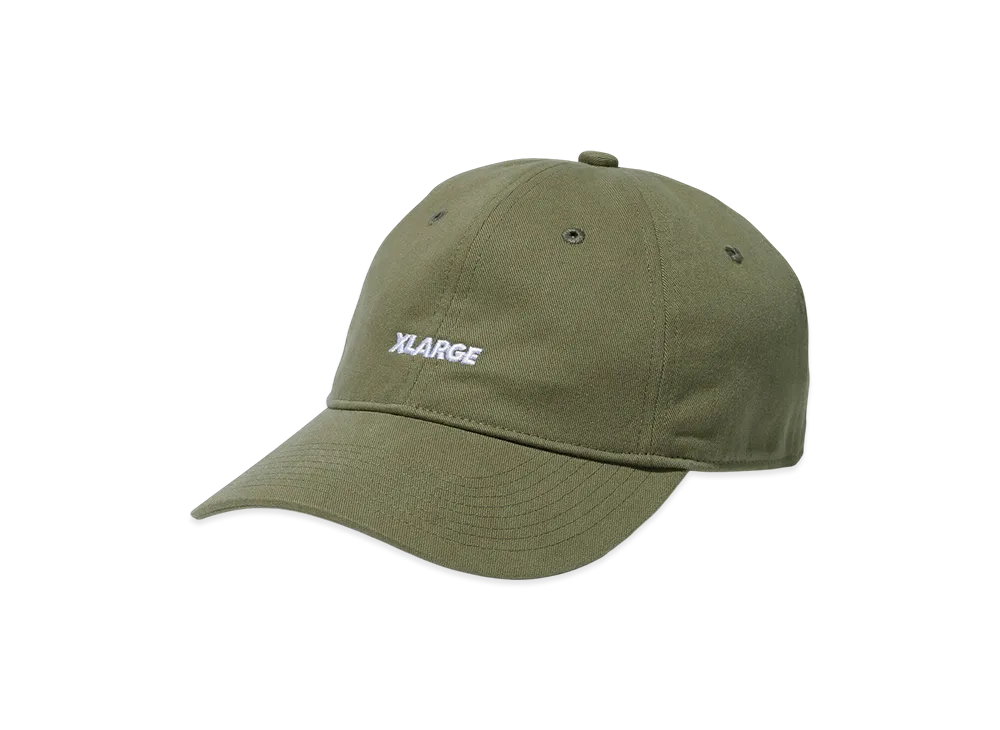 エクストララージ カーブド ブリム スモール ロゴ キャップ "オリーブ"