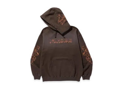 Xlarge Creepy Mansion Hooded Sweatshirt "Brown"