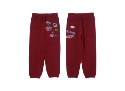 Xlarge Multi Logo Sweat Pants "Burgundy"