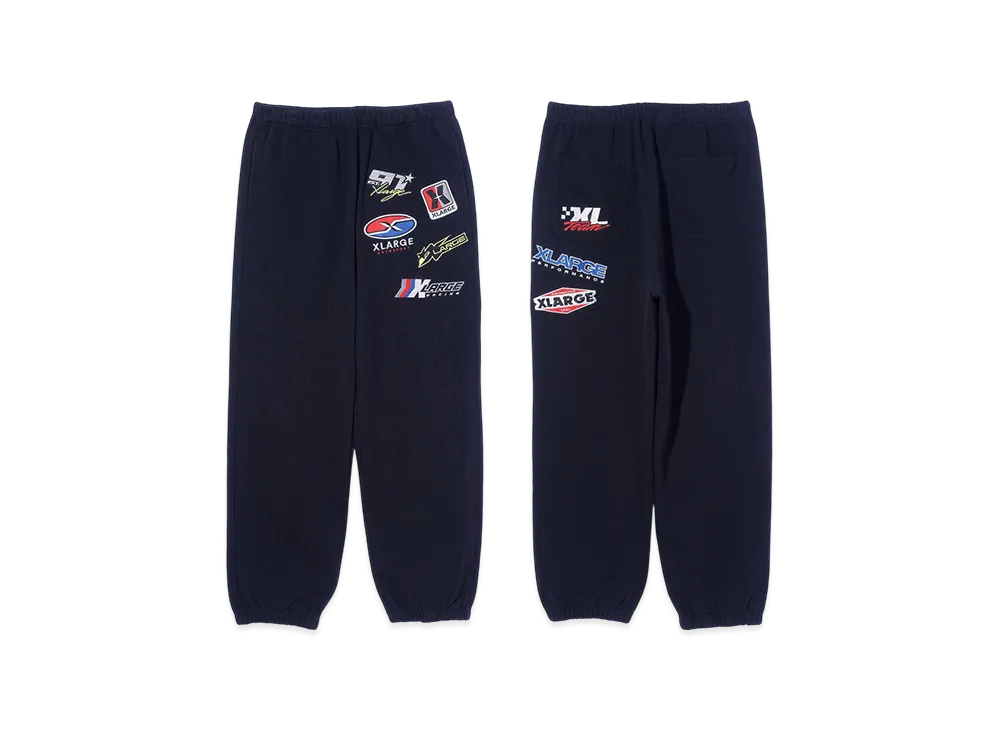 Xlarge Multi Logo Sweat Pants "Black"
