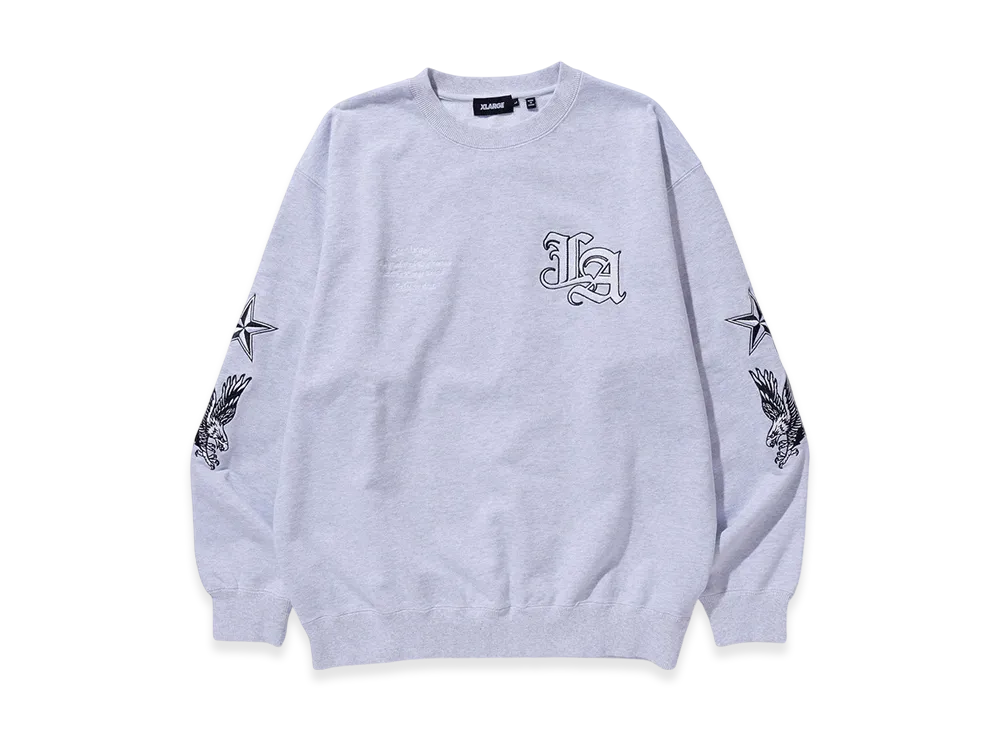XLARGE Varsity Crewneck Sweatshirt "Ash"