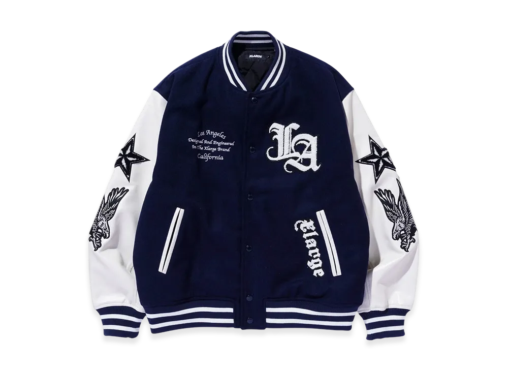 XLARGE Varsity Jacket "Navy"